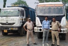 सारंगढ़-बिलाईगढ़ में खनिज विभाग की बड़ी कार्रवाई 1 पोकलेन और 6 हाईवा जब्त