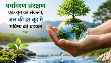 पर्यावरण संरक्षण एक युग का संकल्प; जल की हर बूंद में भविष्य की धड़कन