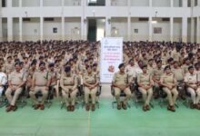पुलिस प्रशिक्षण शालाभौंरी में 572 नव आरक्षकों के बुनियादी प्रशिक्षण सत्र का शुभारंभ