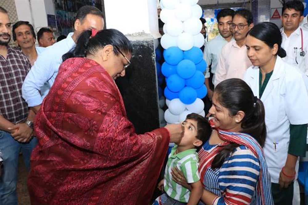 झाबुआ से देश को पोलियो मुक्त रखने का संकल्प