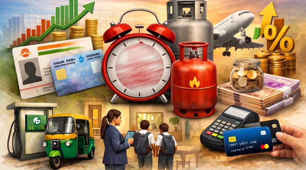 Rule Change From July 1: LPG, क्रेडिट कार्ड, कारों की कीमत समेत 1 जुलाई से बदलेंगे ये 5 बड़े नियम