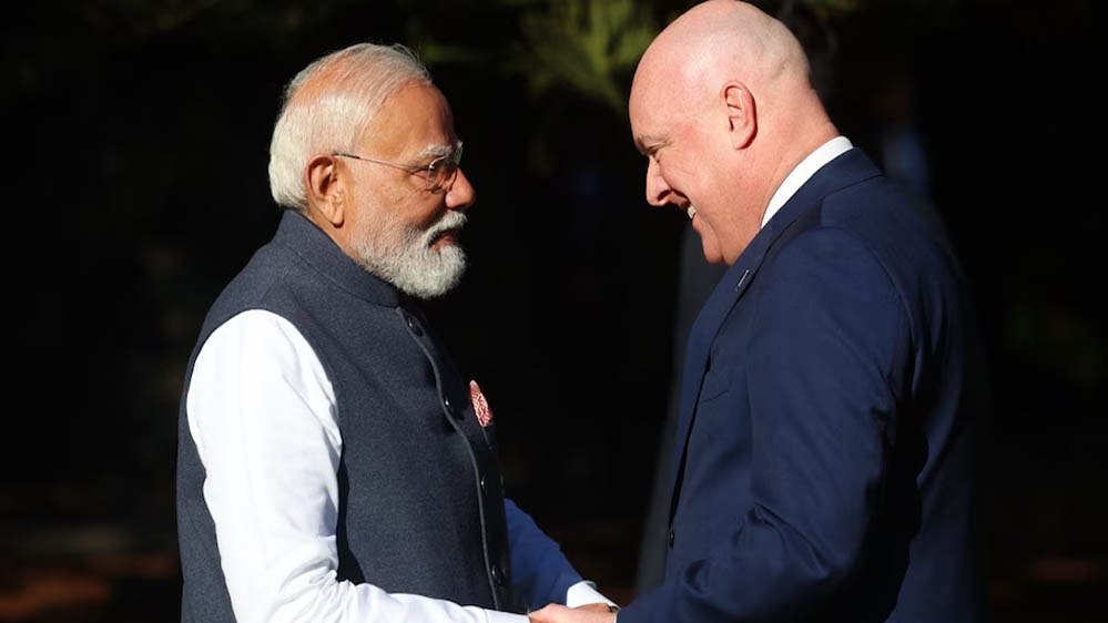 भारत-न्यूजीलैंड के बीच बड़ा समझौता, ₹1.72 लाख करोड़ निवेश से UPI तक; 10 पॉइंट में जानें अहम बातें भारत-न्यूजीलैंड के बीच बड़ा समझौता, ₹1.72 लाख करोड़ निवेश से UPI तक; 10 पॉइंट में जानें अहम बातें