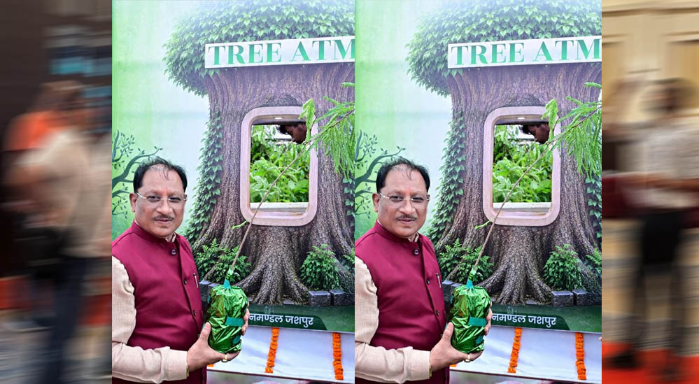 आज लगाया गया हर पौधा आने वाली पीढ़ियों के सुरक्षित भविष्य का आधार बनेगा : मुख्यमंत्री विष्णुदेव साय