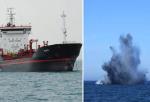 Hormuz Ship Blast: होर्मुज जलडमरूमध्य में दो जहाजों में धमाका, एक में तेल-LPG तो दूसरे में खाद थी लदी Hormuz Ship Blast: होर्मुज जलडमरूमध्य में दो जहाजों में धमाका, एक में तेल-LPG तो दूसरे में खाद थी लदी