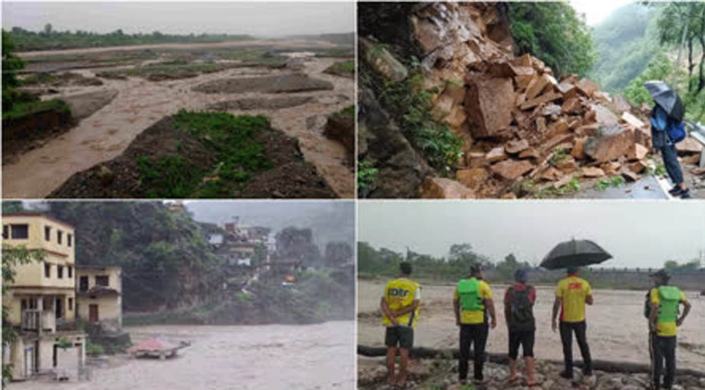 उत्तराखंड से हिमाचल तक बारिश का कहर, चारधाम रूट पर येलो अलर्ट, कांगड़ा में फ्लैश फ्लड से भारी तबाही