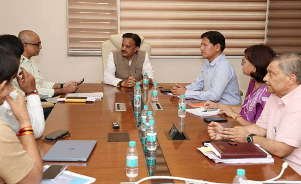 उप मुख्यमंत्री शुक्ल ने श्योपुर एवं सिंगरौली मेडिकल कॉलेज के संचालन की वृहद समीक्षा की उप मुख्यमंत्री शुक्ल ने श्योपुर एवं सिंगरौली मेडिकल कॉलेज के संचालन की वृहद समीक्षा की
