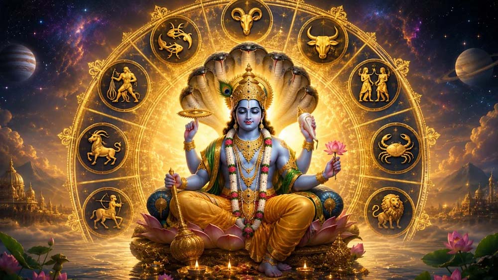 देवशयनी एकादशी पर इन चार राशियों पर बरसेगी भगवान विष्णु की कृपा देवशयनी एकादशी पर इन चार राशियों पर बरसेगी भगवान विष्णु की कृपा