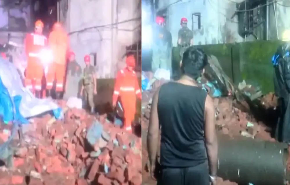 महाराष्ट्र के भिवंडी में 4 मंजिला इमारत ढही, 7 लोगों की मौत; मलबे में कई लोगों के फंसे होने की आशंका