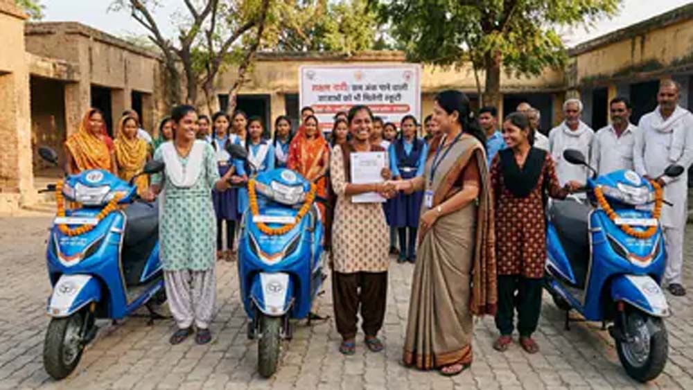 यूपी में गरीब छात्राओं को 75 प्रतिशत अंकों पर भी मिलेगी रानी लक्ष्मीबाई स्कूटी यूपी में गरीब छात्राओं को 75 प्रतिशत अंकों पर भी मिलेगी रानी लक्ष्मीबाई स्कूटी