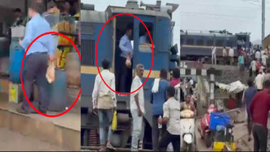 समोसे के लिए रोकी ट्रेन? इंदौर में लोको पायलट का VIDEO वायरल, रेलवे ने शुरू की जांच समोसे के लिए रोकी ट्रेन? इंदौर में लोको पायलट का VIDEO वायरल, रेलवे ने शुरू की जांच