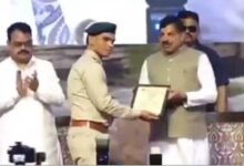 मुख्यमंत्री डॉ. यादव ने अंतर्राष्ट्रीय बाघ दिवस पर एसटीएफ जबलपुर के वनरक्षक  तौहेल को किया सम्मानित