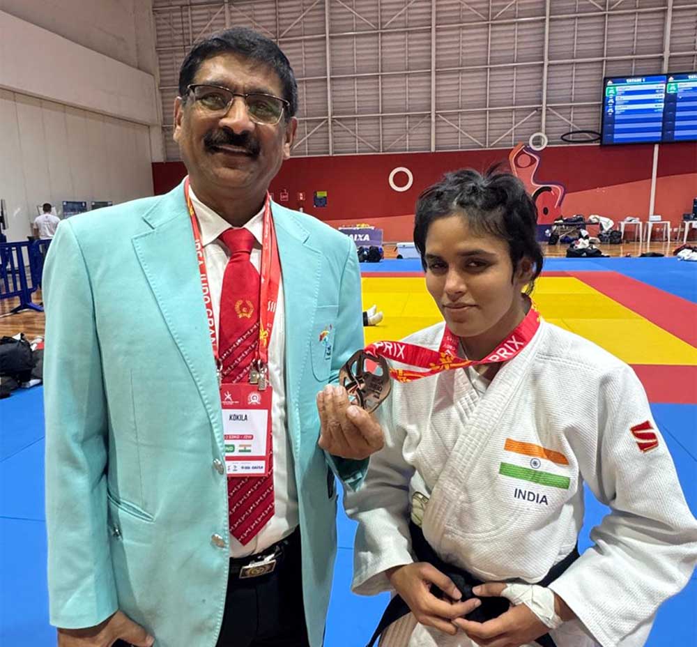 ब्राजील के साओ पाउलो में पहले ही दिन मेजबान खिलाड़ी को हराकर दिलाया भारत को पहला पदक, एलए 2028 पैरालम्पिक क्वालिफिकेशन अभियान को मिली मजबूत शुरुआत ब्राजील के साओ पाउलो में पहले ही दिन मेजबान खिलाड़ी को हराकर दिलाया भारत को पहला पदक, एलए 2028 पैरालम्पिक क्वालिफिकेशन अभियान को मिली मजबूत शुरुआत