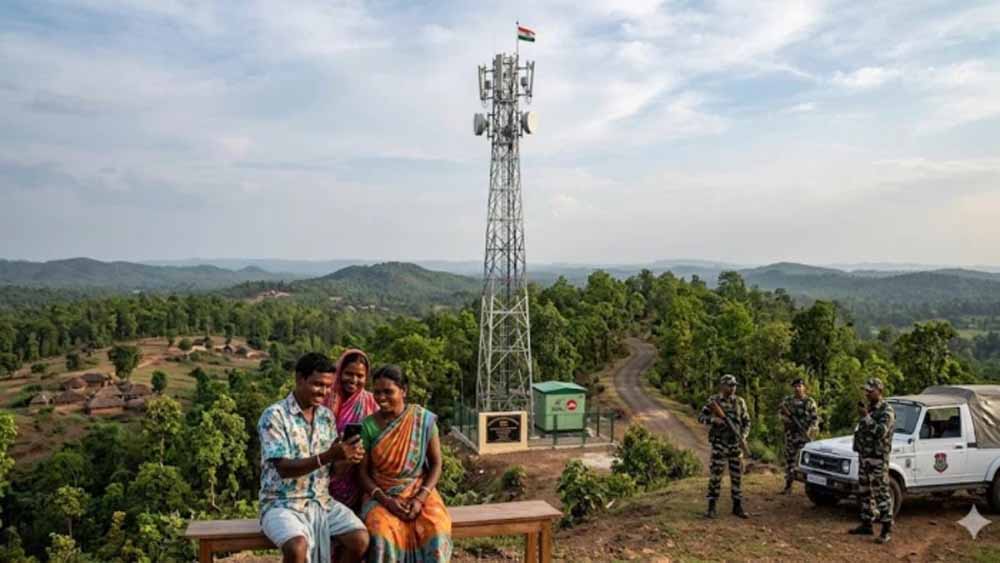 बस्तर में डिजिटल क्रांति: नए मोबाइल टॉवर से ग्रामीण इलाकों में खत्म हुई नेटवर्क की समस्या