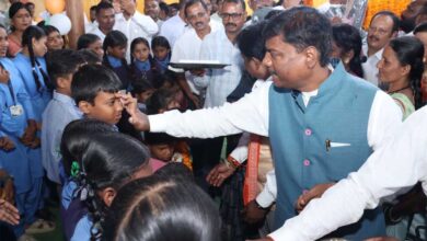 भानपुरी में हर्षोल्लास के साथ मनाया गया शाला प्रवेश उत्सव