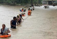 हासमुंद में उफनते नाले में फंसे 14 मजदूरों का सेना ने किया सफल रेस्क्यू