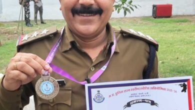 मध्यप्रदेश पुलिस के अधिकारी  राकेश कुमार कुशवाह ने ओपन इंडिया प्री-स्टेट शूटिंग प्रतियोगिता में जीता स्वर्ण पदक