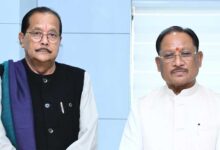 मुख्यमंत्री  विष्णु देव साय से झारखंड के वित्त मंत्री  राधाकृष्ण किशोर ने की सौजन्य भेंट