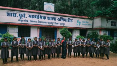 एक पेड़ माँ के नाम अभियान के तहत विद्यार्थियों ने दिया पर्यावरण संरक्षण का संदेश