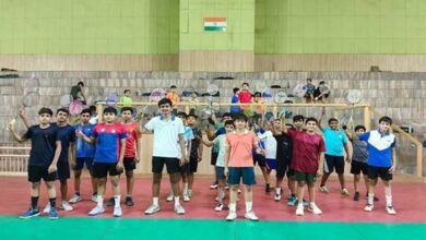 टैलेंट सर्च में उमड़ा बैडमिंटन और टेनिस का जोश: 93 खिलाड़ियों ने आजमाया दम, शनिवार को फिर मिलेगा मौका टैलेंट सर्च में उमड़ा बैडमिंटन और टेनिस का जोश: 93 खिलाड़ियों ने आजमाया दम, शनिवार को फिर मिलेगा मौका
