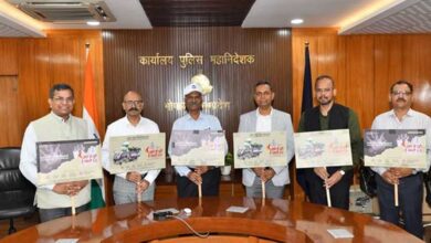 डीजीपी  कैलाश मकवाणा से एनसीबी अधिकारियों ने की सौजन्य भेंट