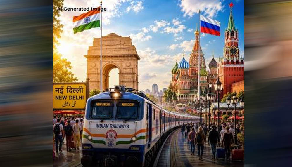 Russia-India Train: राजधानी-शताब्दी से मॉस्को पहुंचने में लगेंगे कितने दिन? सफर लंबा, फायदे अनगिनत Russia-India Train: राजधानी-शताब्दी से मॉस्को पहुंचने में लगेंगे कितने दिन? सफर लंबा, फायदे अनगिनत