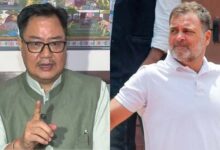 रिजिजू से मुलाकात में राहुल गांधी ने ठुकराया अनुरोध, संसद का गतिरोध बरकरार रहा आज