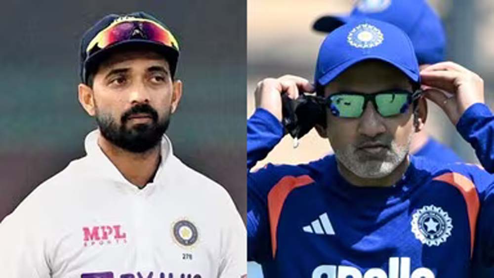 रहाणे ने गंभीर को दी सलाह, बोले टेस्ट टीम में सीनियर खिलाड़ियों की जरूरत है