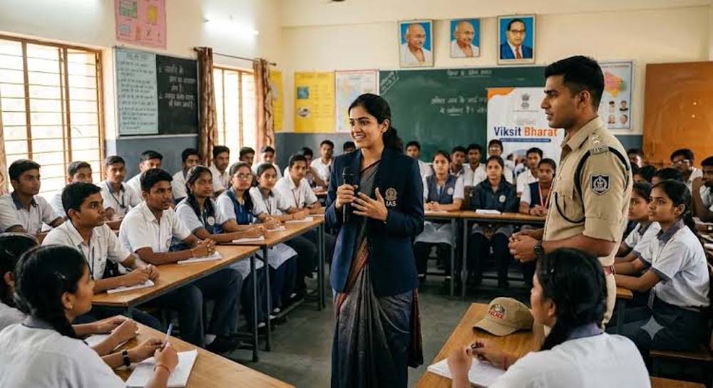 यूपी के स्कूलों में हर महीने पहुंचेंगे युवा IAS, IPS और IFS अधिकारी, छात्रों से करेंगे संवाद यूपी के स्कूलों में हर महीने पहुंचेंगे युवा IAS, IPS और IFS अधिकारी, छात्रों से करेंगे संवाद
