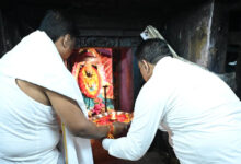तिरंगा यात्रा के दूसरे दिवस माँ दंतेश्वरी की पूजा-अर्चना कर उप मुख्यमंत्री एवं वन मंत्री ने किया यात्रा का शुभारंभ