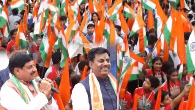 भोपाल की तिरंगा यात्रा में गूंजा अखंड भारत का संकल्प, CM मोहन बोले- दुश्मन को घर में घुसकर मारता है भारत भोपाल की तिरंगा यात्रा में गूंजा अखंड भारत का संकल्प, CM मोहन बोले- दुश्मन को घर में घुसकर मारता है भारत