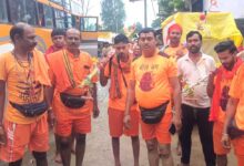 बाबा धाम के लिए बिलासपुर से श्रद्धालु हुए रवाना