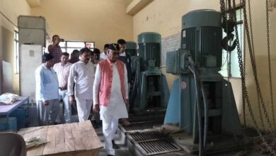 जलभराव रोकने को विधायक डॉ. नीरज बोरा ने पंपिंग स्टेशनों का किया निरीक्षण