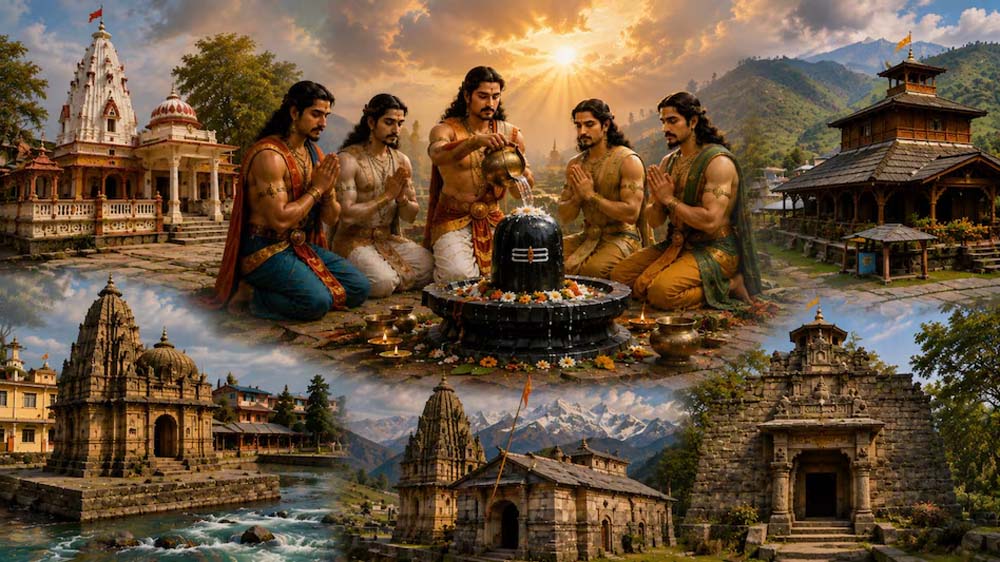 सावन के आखिरी सोमवार पर जानें पांडवों से जुड़े इन 5 प्राचीन शिवधामों की मान्यताएं सावन के आखिरी सोमवार पर जानें पांडवों से जुड़े इन 5 प्राचीन शिवधामों की मान्यताएं