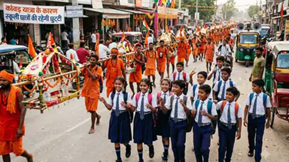 बरेली में सावन सोमवार को स्कूल बंद, कांवड़ यात्रा के चलते डीएम का फैसला बरेली में सावन सोमवार को स्कूल बंद, कांवड़ यात्रा के चलते डीएम का फैसला