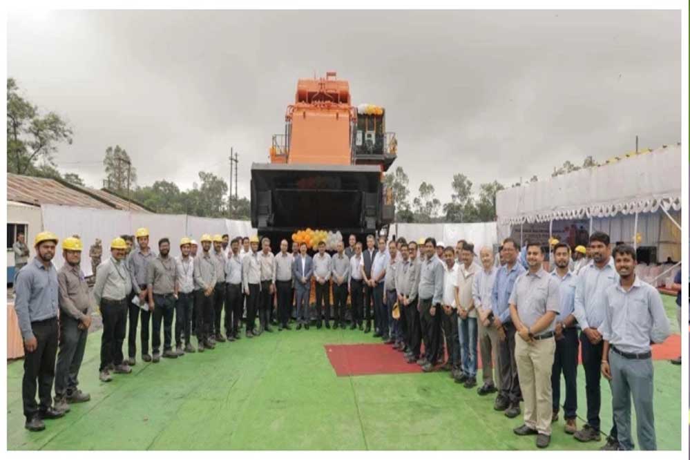 SECL गेवरा खदान को बड़ी सौगात, देश की पहली 21 क्यूबिक मीटर इलेक्ट्रो-हाइड्रोलिक फेस शावेल मशीन मिली