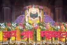 रजत मुकुट और मुंडमाल-रुद्राक्ष की माला से महाकाल का दिव्य श्रृंगार, ओंकारेश्वर में रुद्राभिषेक