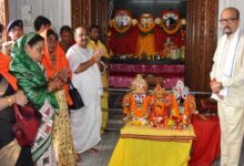 रायपुर : रक्षाबंधन पर राज्यपाल रमेन डेका ने भगवान जगन्नाथ के दर्शन कर बांधा रक्षासूत्र