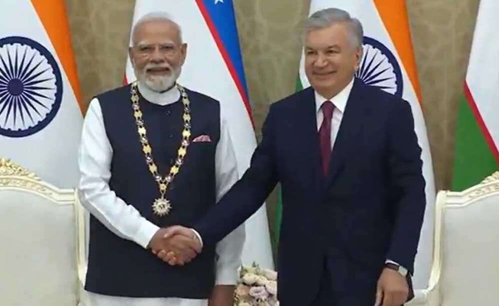 PM मोदी को उज्बेकिस्तान का सर्वोच्च सम्मान, यूरेनियम सप्लाई पर भी बनी अहम सहमति
