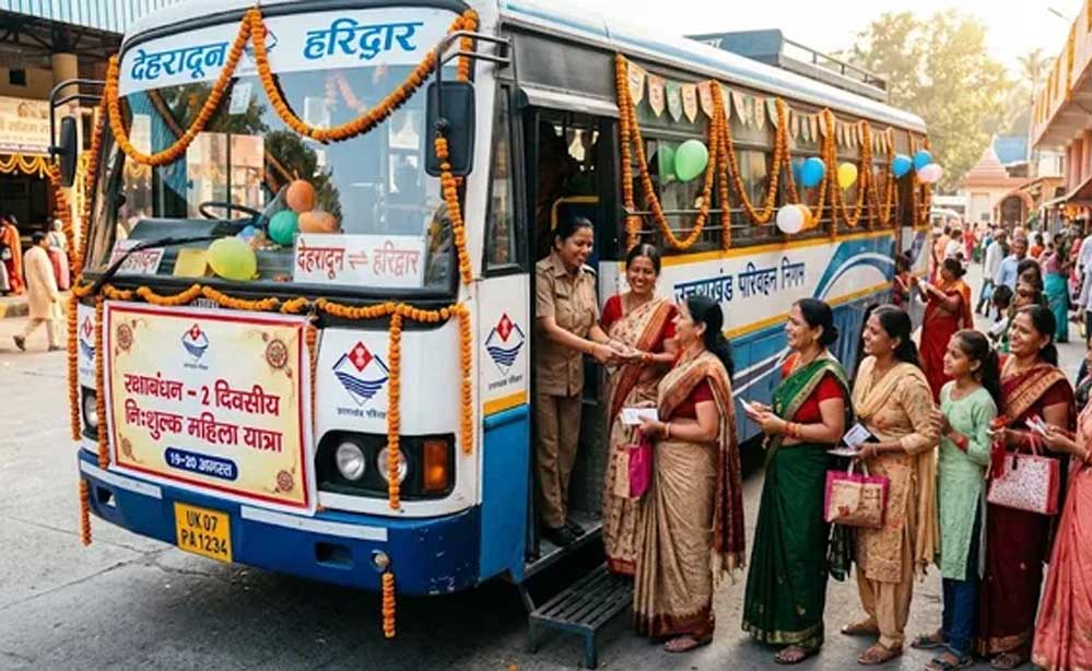 रक्षाबंधन निशुल्क बस यात्रा: शनिवार शाम तक 80 लाख महिलाओं व सहयात्रियों ने उठाया सेवा का लाभ रक्षाबंधन निशुल्क बस यात्रा: शनिवार शाम तक 80 लाख महिलाओं व सहयात्रियों ने उठाया सेवा का लाभ