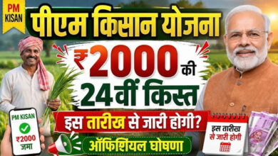 PM Kisan 24th Installment: 24वीं किस्त पर बड़ा अपडेट, जानें किसानों के खाते में कब आएंगे ₹2,000 PM Kisan 24th Installment: 24वीं किस्त पर बड़ा अपडेट, जानें किसानों के खाते में कब आएंगे ₹2,000