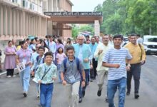 NITTTR भोपाल में नशामुक्त भारत अभियान के तहत युवाओं ने जागरूकता दौड़ लगाई