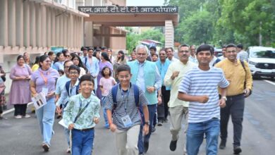 NITTTR भोपाल में नशामुक्त भारत अभियान के तहत युवाओं ने जागरूकता दौड़ लगाई