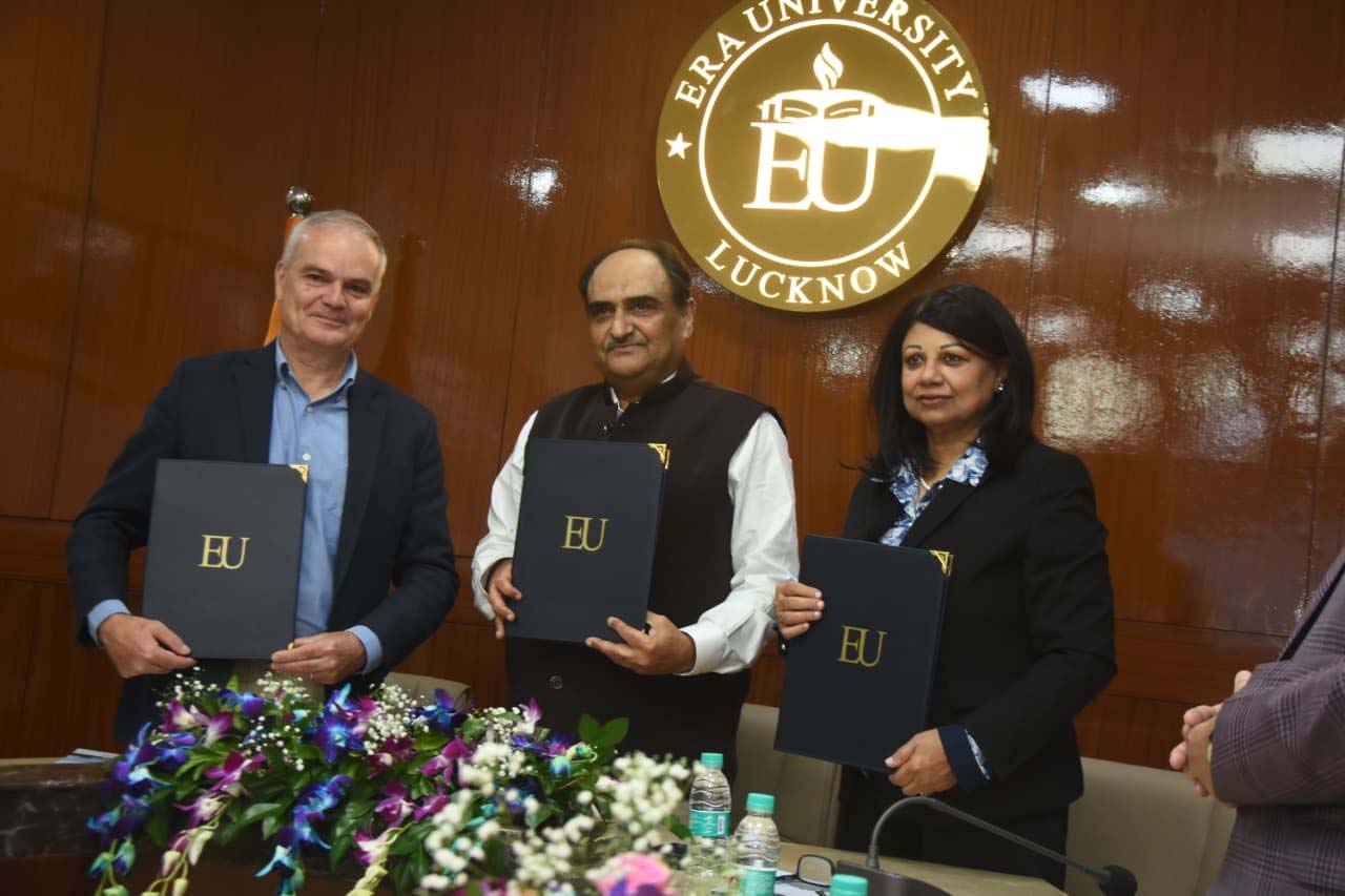 एरा यूनिवर्सिटी का अंतरराष्टï्रीय संस्थानों से करार शिक्षा, रिसर्च और नवाचार को मिलेगा बढ़ावा
