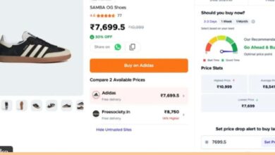 Adidas Samba OG पर बंपर डिस्काउंट, ₹10,999 वाले स्नीकर्स ₹7,699 में मिल रहे Adidas Samba OG पर बंपर डिस्काउंट, ₹10,999 वाले स्नीकर्स ₹7,699 में मिल रहे