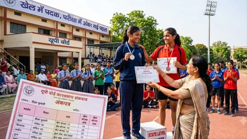 यूपी बोर्ड खिलाड़ियों को देगा 20 बोनस अंक, खेल उपलब्धियों का मिलेगा फायदा यूपी बोर्ड खिलाड़ियों को देगा 20 बोनस अंक, खेल उपलब्धियों का मिलेगा फायदा