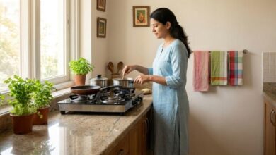 किचन में 3 बर्नर गैस चूल्हा रखने से पहले जान लें वास्तु के ये नियम किचन में 3 बर्नर गैस चूल्हा रखने से पहले जान लें वास्तु के ये नियम