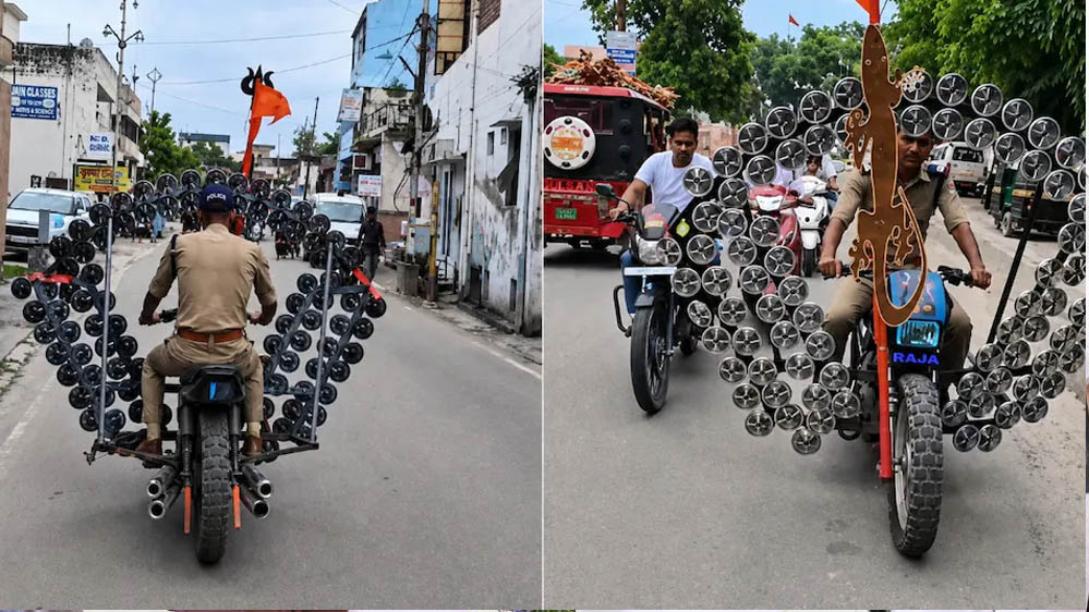 बाइक में 1-2 नहीं लगे थे 500 हॉर्न! पुलिस ने लिया एक्शन, Video हुआ वायरल