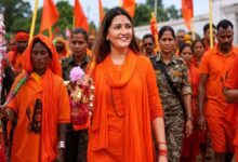 विधायक भावना बोहरा के नेतृत्व में अमरकंटक से नर्मदा जल लेकर निकली कांवड़ यात्रा