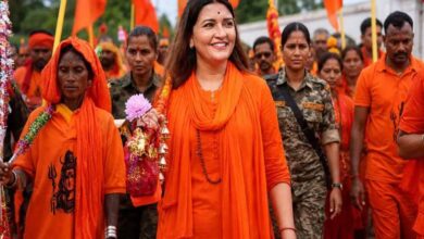 विधायक भावना बोहरा के नेतृत्व में अमरकंटक से नर्मदा जल लेकर निकली कांवड़ यात्रा
