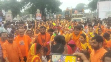 रायपुर में निकली विशाल कांवड़ यात्रा, हर-हर महादेव के जयकारों से गूंजा शहर रायपुर में निकली विशाल कांवड़ यात्रा, हर-हर महादेव के जयकारों से गूंजा शहर